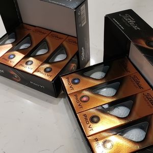 Titleist ProV1's (12) Boxed Set tournament Promo Packs